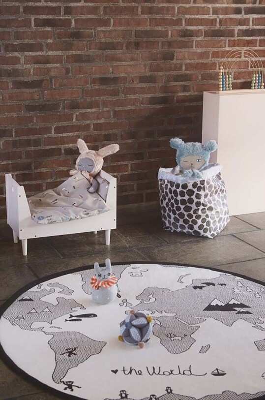 Килим OYOY The World Rug 1100502 сірий AA00