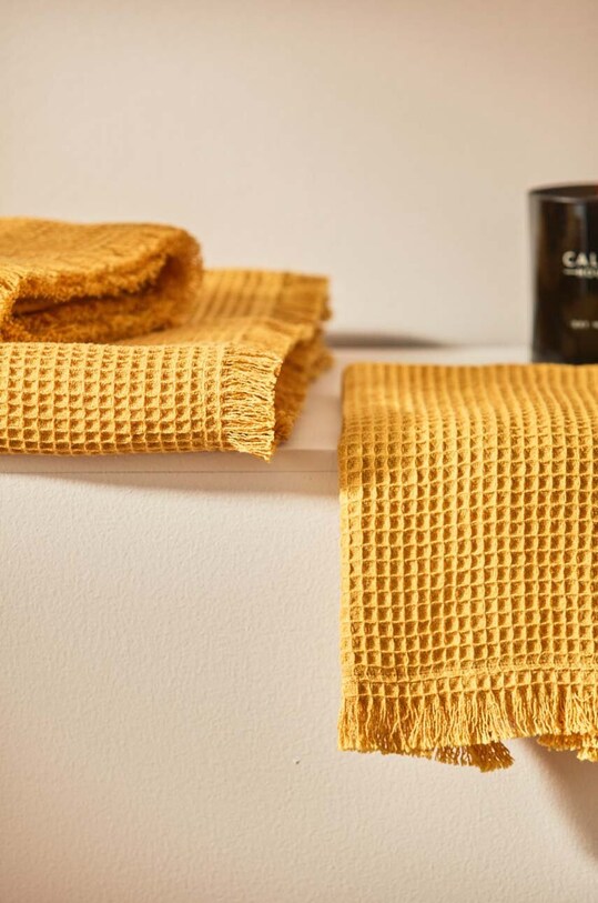 Calma House prosop mic de bumbac Marte 30x50 cm MARTE.TO.MOS galben
