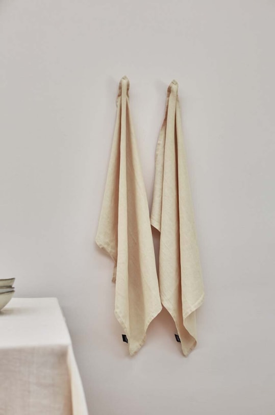 Calma House panza de bucatarie Lino 2-pack bej LINO.50T.NAT