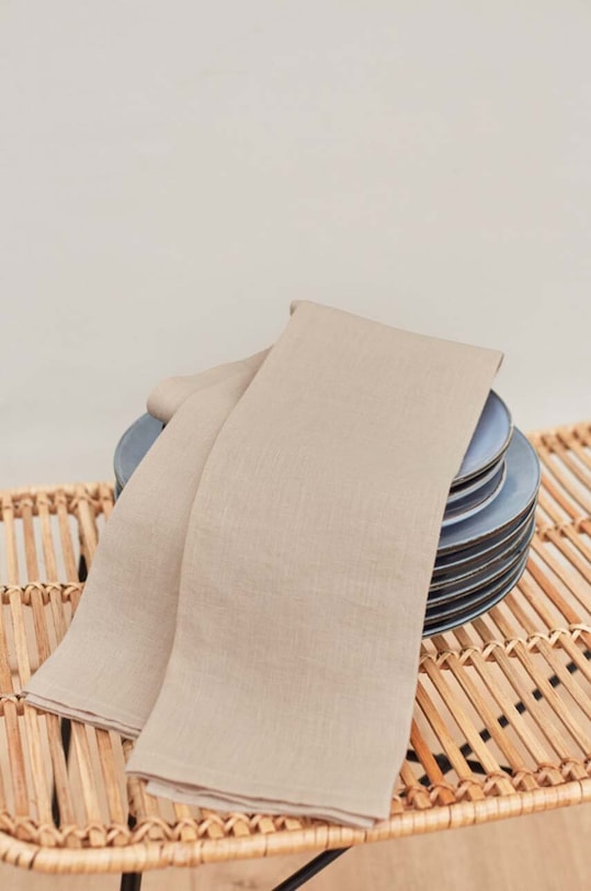 Bucătărie și bar Calma House panza de bucatarie Lino 2-pack LINO.50T.NAT bej