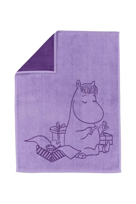 Arabia Finland ręcznik bawełniany x Muminki 50 x 70 cm fioletowy 1069870