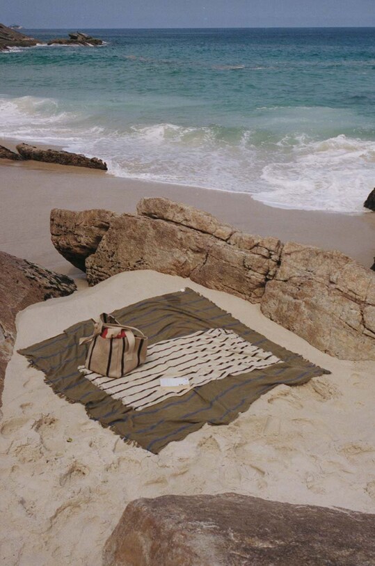 ferm LIVING pătură de picnic Yard Picnic Blanket verde 1104265596