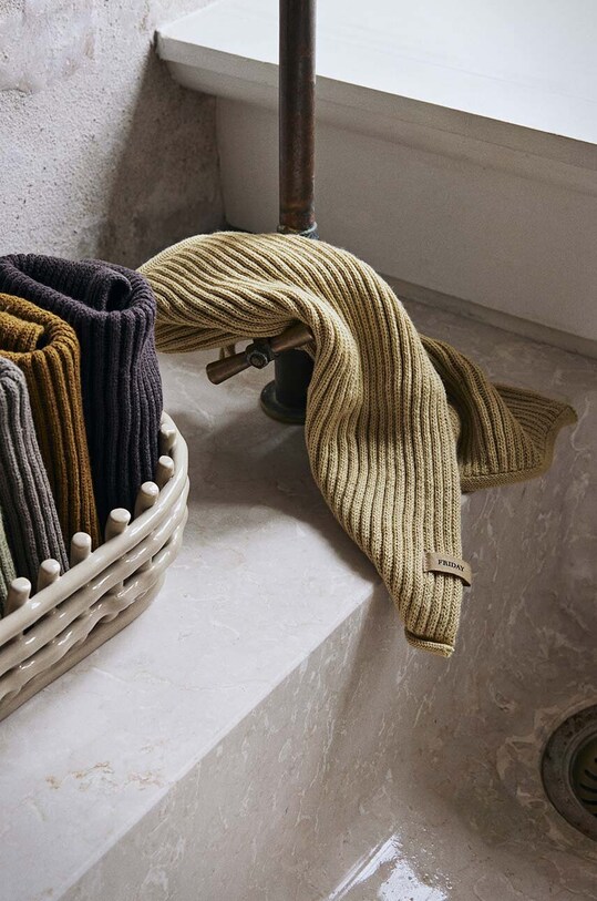 Ferm Living zestaw ściereczek kuchennych Day Cloths 7-pack 1104268056 multicolor