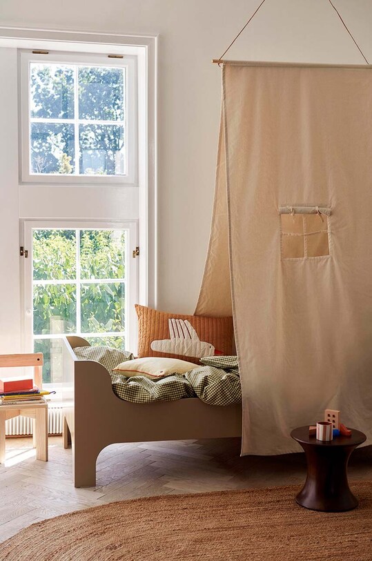 Baldachýn nad postel ferm LIVING Settle Bed Canopy 1104266480 béžová
