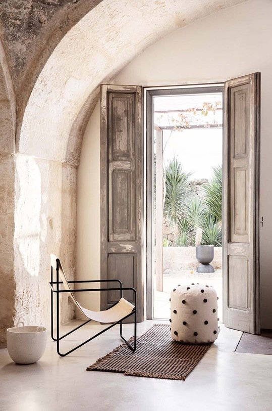 Dnevni boravak i spavaća soba Tabure ferm LIVING Dot Tufted Pouf 1102632849 šarena