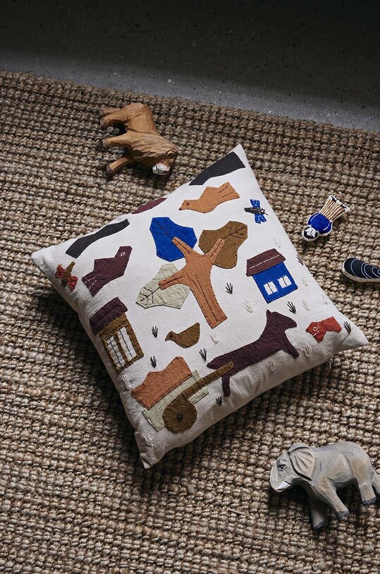 ferm LIVING perna decorativa Village 1104268265 multicolor AA00