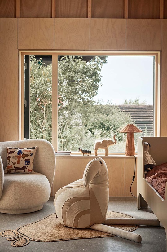Salon i sypialnia Ferm Living poszewka ozdobna Village 1104268265 multicolor