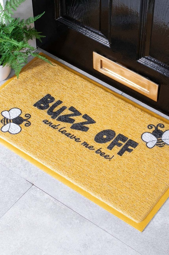 Artsy Doormats wycieraczka Bee Buzz Off DMW.BUZZOFF.7040 pomarańczowy AA00