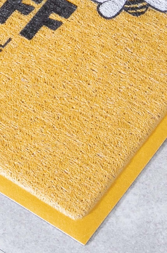 Salon i sypialnia Artsy Doormats wycieraczka Bee Buzz Off DMW.BUZZOFF.7040 pomarańczowy