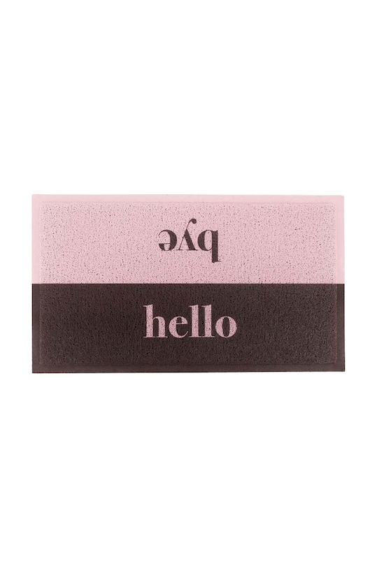 Изтривалка Artsy Doormats Hello Bye многоцветен DMW.HELLOBYEPINK.7040