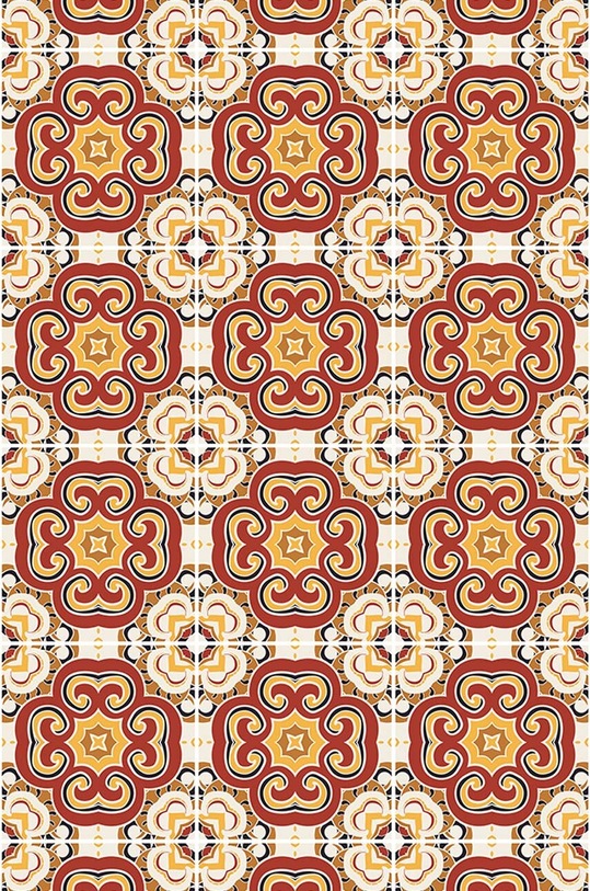 Podlahová podložka Artsy Doormats Naxos 190 x 67 cm vícebarevná V.NAXOS.19067