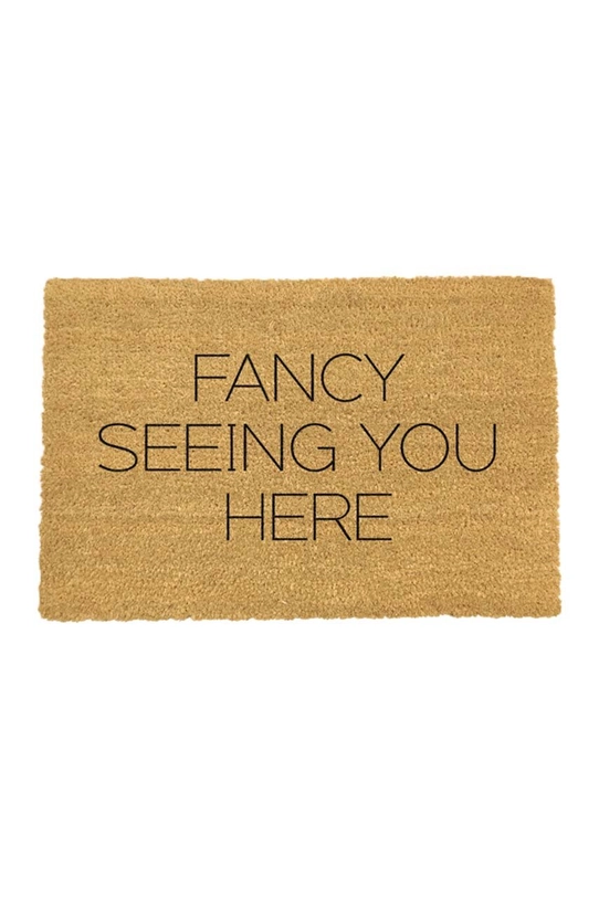 Krpa Artsy Doormats Fancy Seeing You Here rumena TYPO.FANCYSEEINGYOU