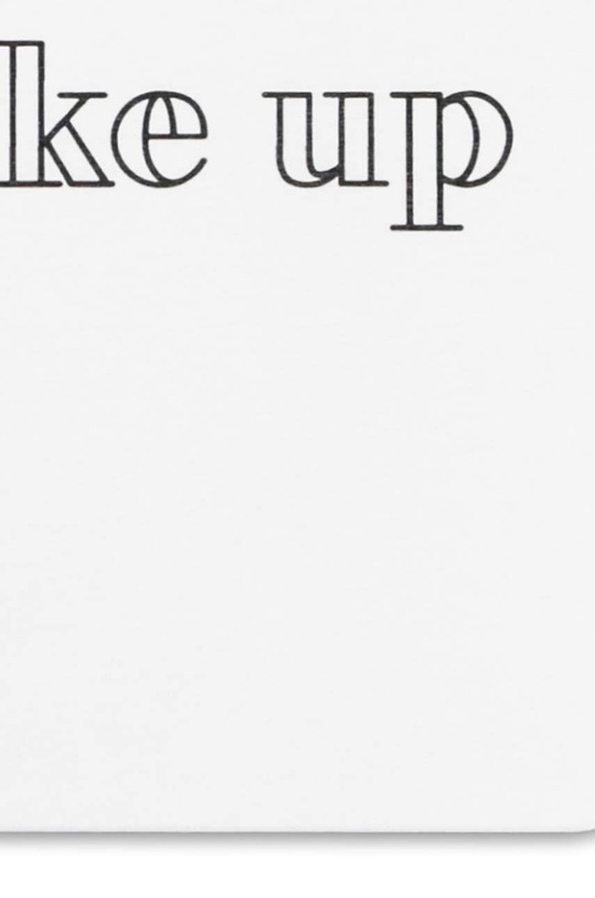 Ванна кімната Килимок для ванної Artsy Doormats Up & Make Up BATHW.WAKEUPMAKEUP білий