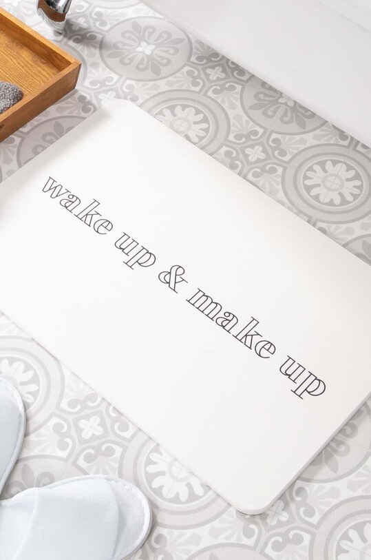 Килимок для ванної Artsy Doormats Up & Make Up білий BATHW.WAKEUPMAKEUP