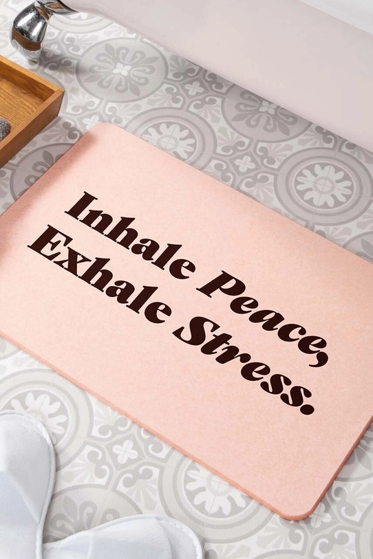 Килимок для ванної Artsy Doormats Inhale Peace Exhale BATHP.INHALEPEACE барвистий AA00