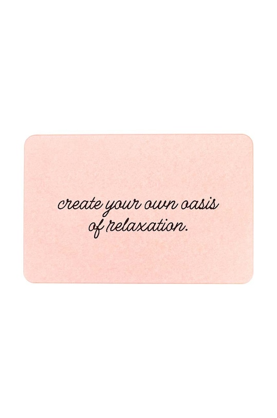 Artsy Doormats mata łazienkowa Create Your Own Oasis Of Relief różowy BATHP.OASIS