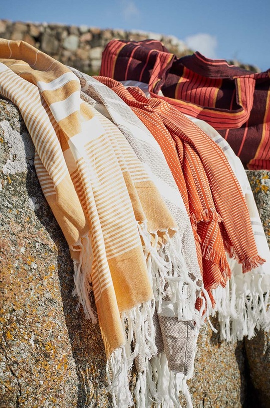 Madam Stoltz prosop de plaja MAX.FT.A014 portocaliu