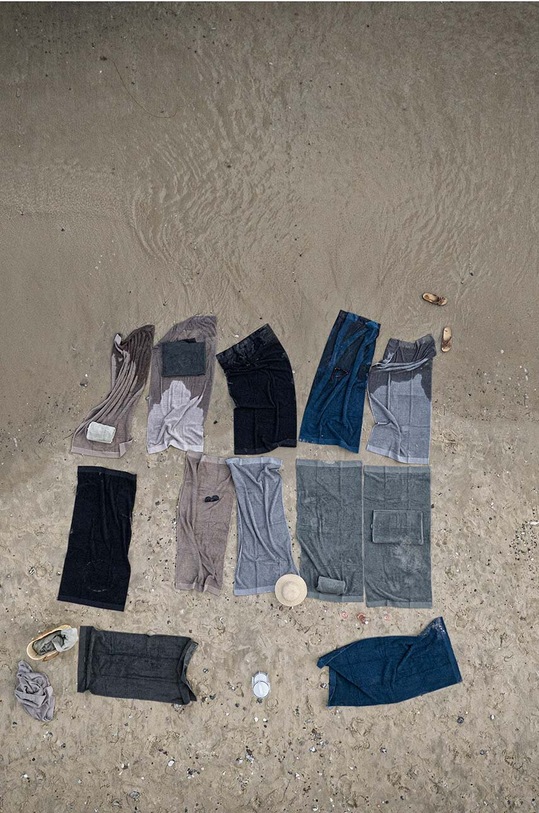 Zone Denmark közepes méretű pamut törölköző Classic Soft Grey 70 x 140 cm bézs 331182