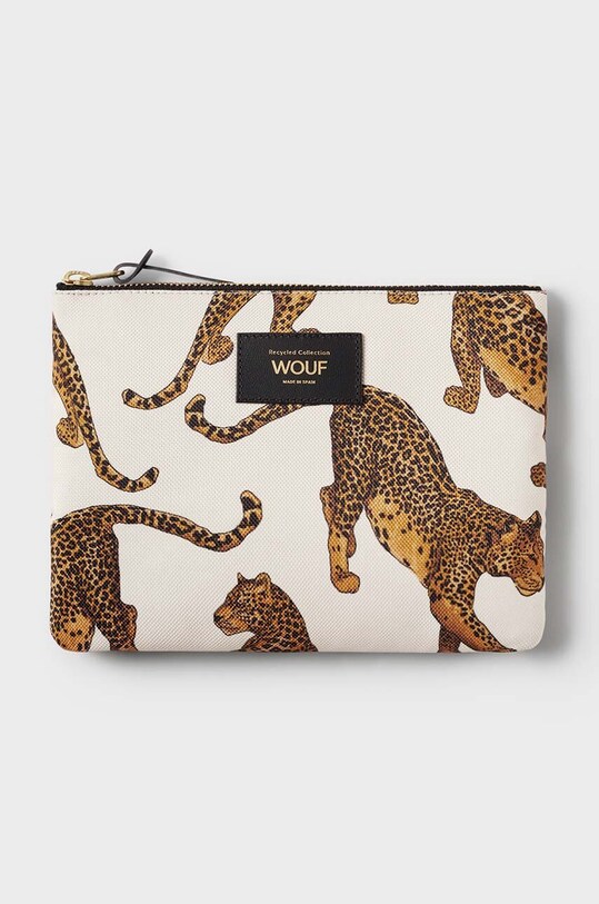 WOUF lapos táska The Leopard bézs ML240008