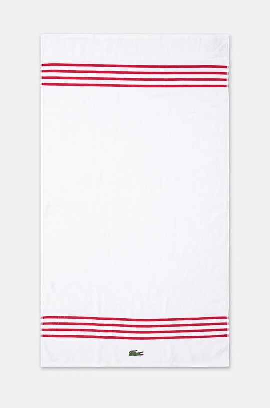 Lacoste prosop din bumbac L Courtline Rouge 70 x 140 cm alb 1044331