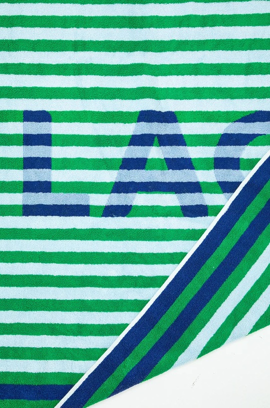 Akcesoria Lacoste ręcznik bawełniany L Master Menthe 90 x 160 cm 1043229 niebieski