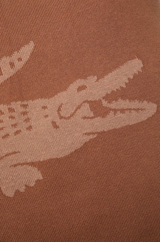 Хлопковая наволочка Lacoste L Reflet Daim 45 x 45 cm 1041265 коричневый AA00