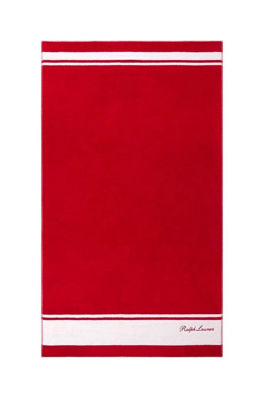 Osuška Ralph Lauren Chesson RedWhite 100x170 cm červená 1040969