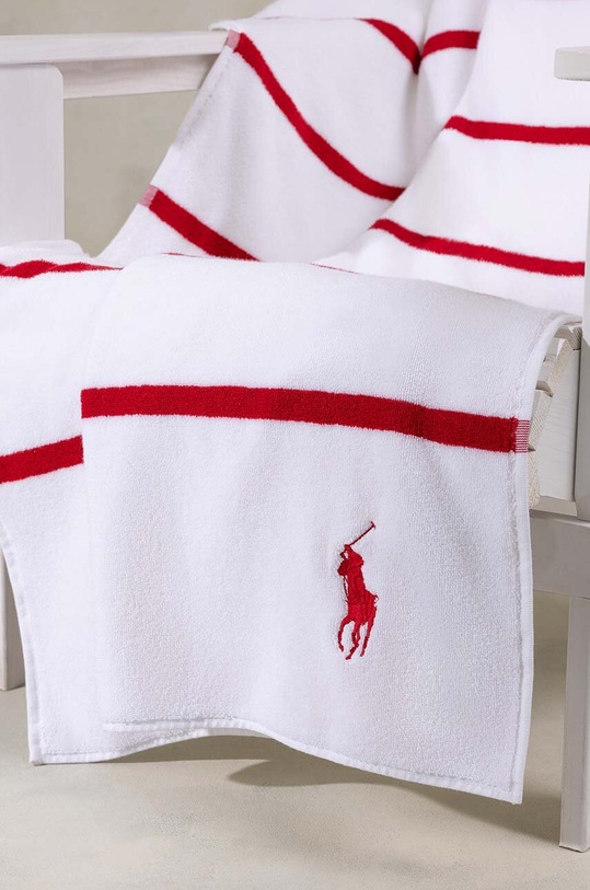 Πετσέτα παραλίας Ralph Lauren Irvin RedWhite 100 x 170 cm 1040973