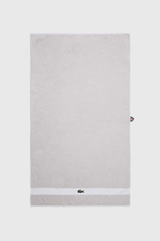 Βαμβακερή πετσέτα Lacoste L Casual Argent 70 x 140 cm λευκό 971933