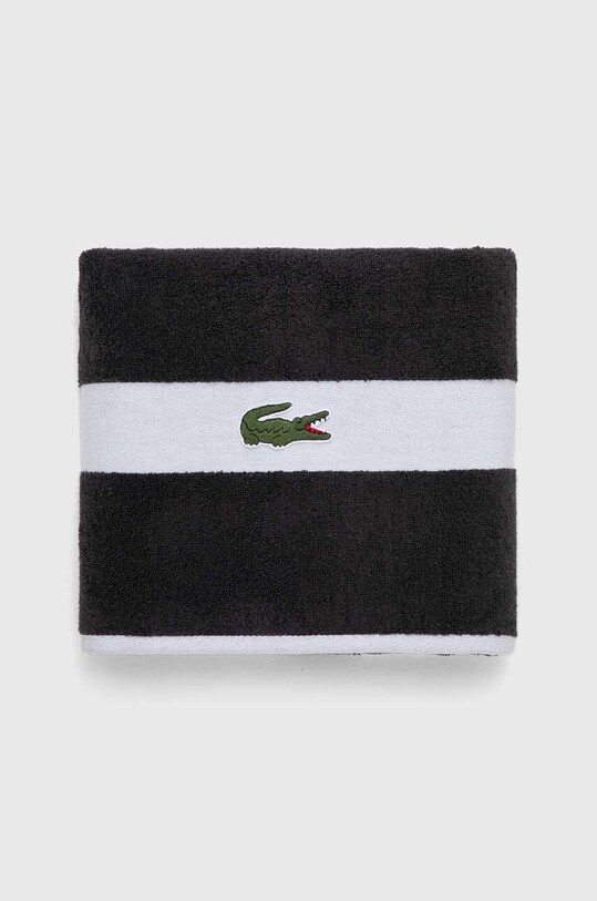 Lacoste ręcznik bawełniany L Casual Bitume 55 x 100 cm 1010869. szary AA00