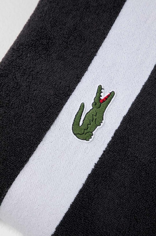 Łazienka Lacoste ręcznik bawełniany L Casual Bitume 55 x 100 cm 1010869. szary