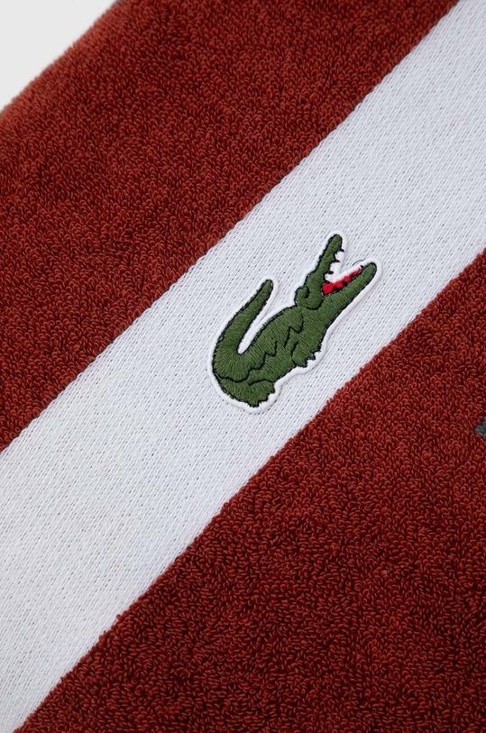Koupelna Bavlněný ručník Lacoste L Casual Terre Battue 55 x 100 cm 1010876. hnědá