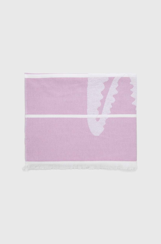 Πετσέτα παραλίας Lacoste L Ebastan Gelato 100 x 160 cm 1036219 μωβ AA00