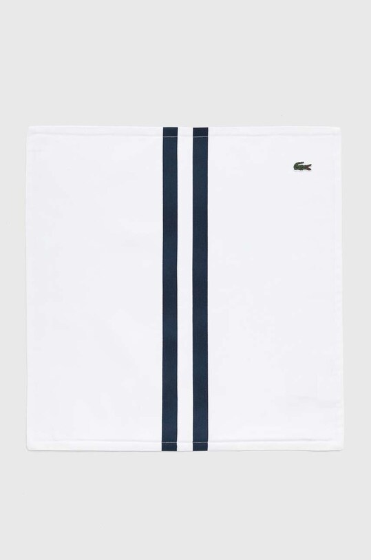 Бавовняна наволочка Lacoste L Ruban Blanc 45 x 45 cm білий 1039018
