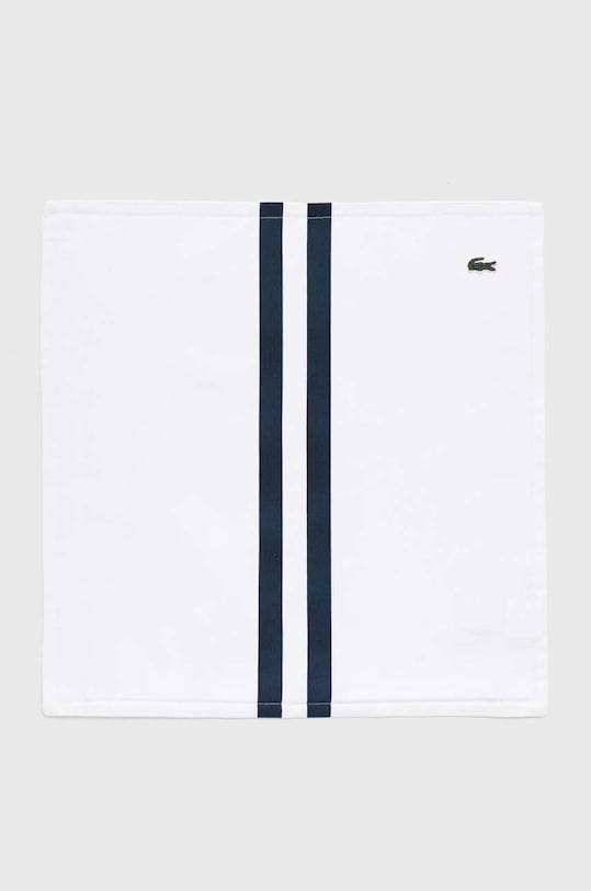 Хлопковая наволочка Lacoste L Ruban Blanc 45 x 45 cm белый 1039018