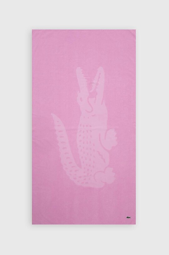 Lacoste prosop din bumbac L Sport Gelato 90 x 160 cm roz 1033683