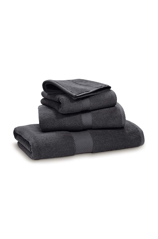 Malý bavlněný ručník Ralph Lauren Avenue Graphite 50 x 100 cm šedá 897377