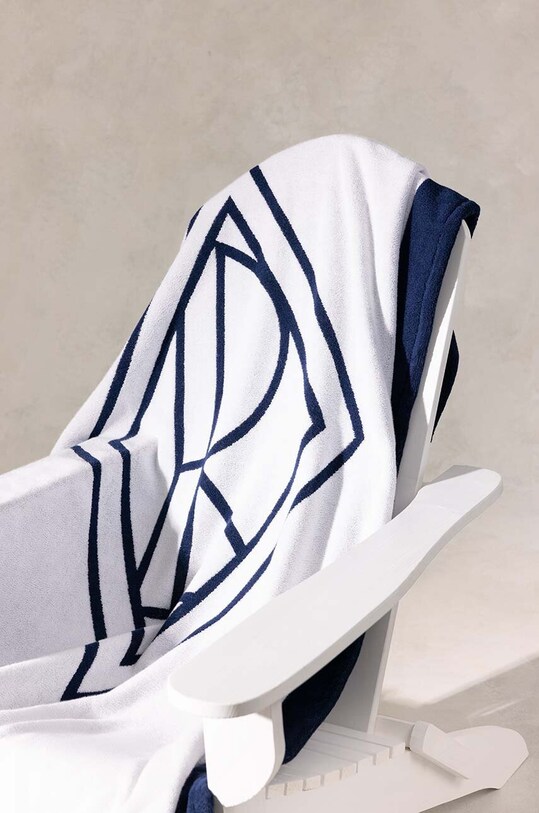 Пляжний рушник Ralph Lauren Blair White / Navy 100 x 170 cm 1033951