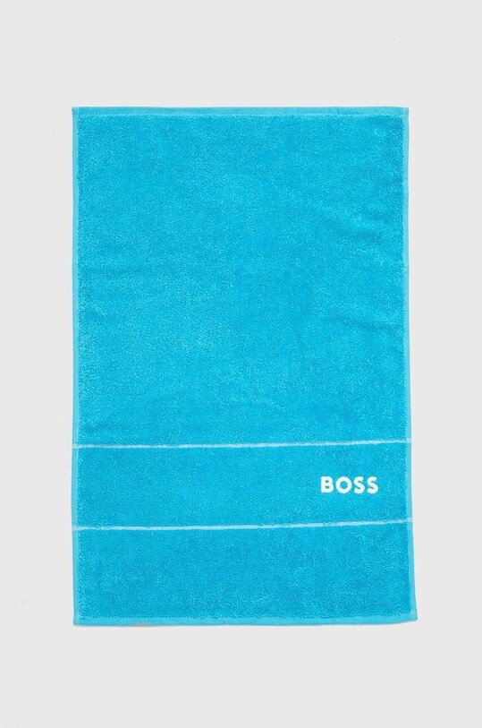 BOSS prosop din bumbac Plain River Blue 40 x 60 cm albastru 1011529
