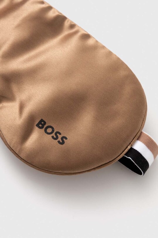 Svilena maska za spavanje BOSS 1027745 smeđa AA00