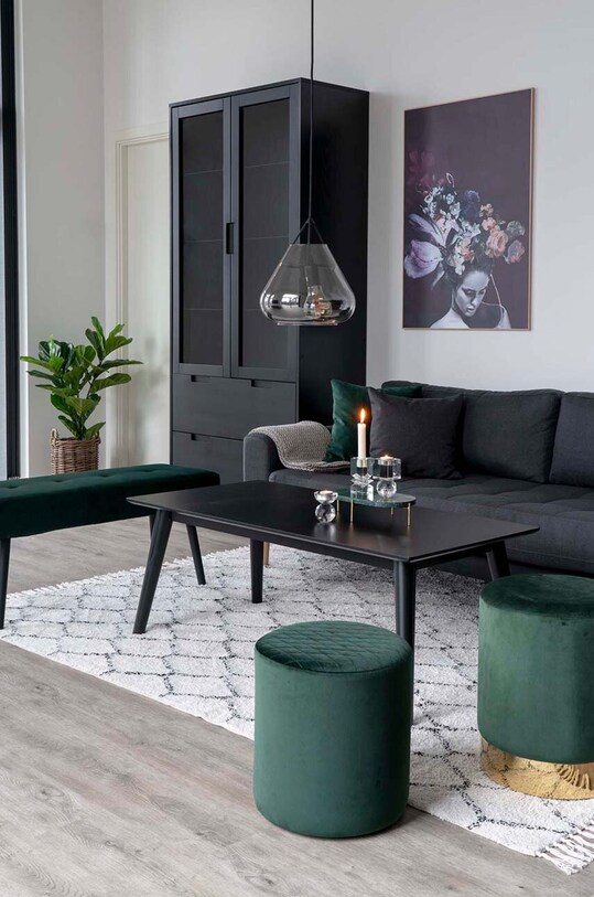 Dnevna soba in spalnica Tabure House Nordic Ejby 1501104 zelena