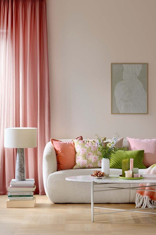 Salon i sypialnia Cozy Living poszewka dekoracyjna na poduszkę Velvet Soft 8528S różowy