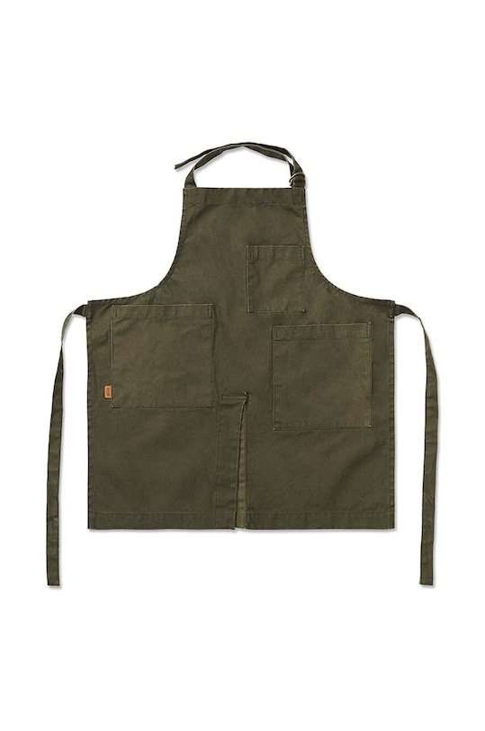 Bombažni kuhinjski predpasnik ferm LIVING Bark Garden zelena 1104267578