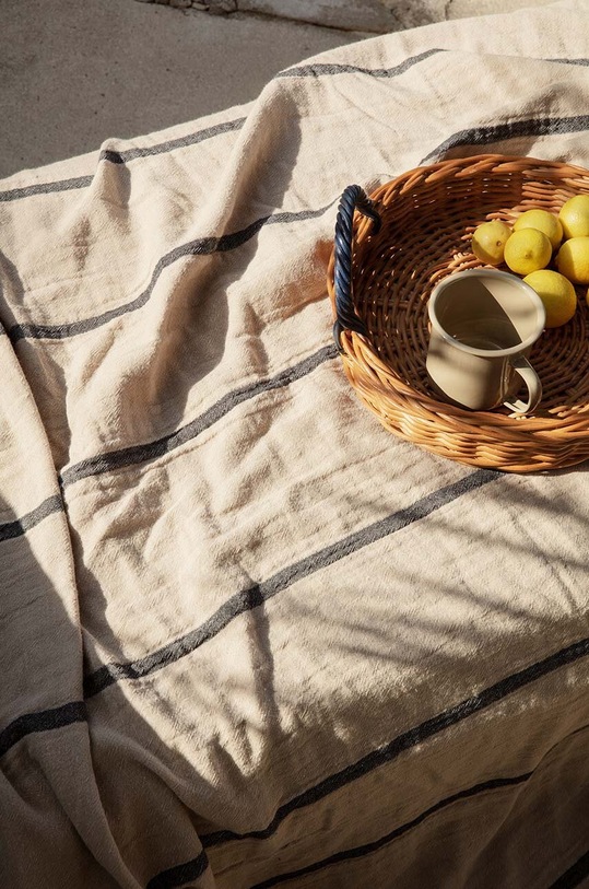 Obývacia izba a spálňa Pikniková deka ferm LIVING Yard 1104265595 béžová