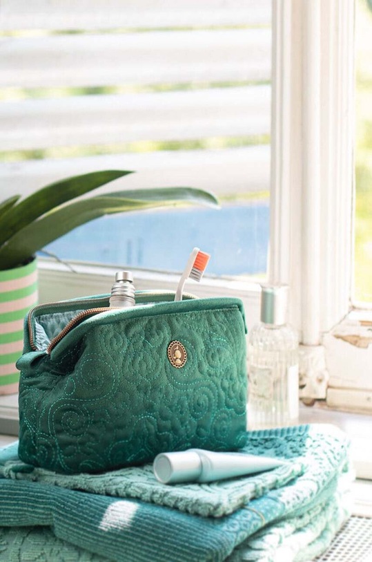 Косметичка Pip Studio Velvet Quiltey Days бірюзовий 51274173