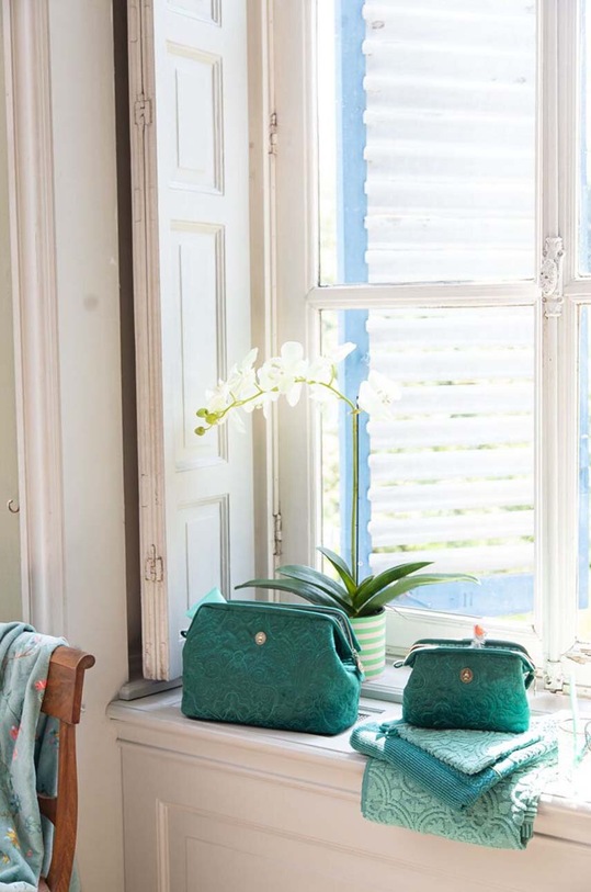 Pip Studio kosmetyczka Velvet Quiltey Days zielony 51274175