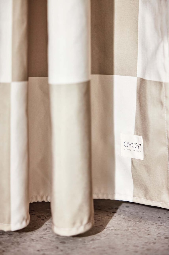 Tuš zavjesa OYOY Chess L301086 bež AA00