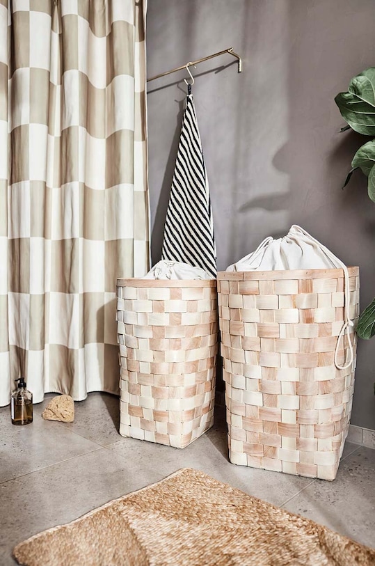 Tuš zavjesa OYOY Chess bež L301086