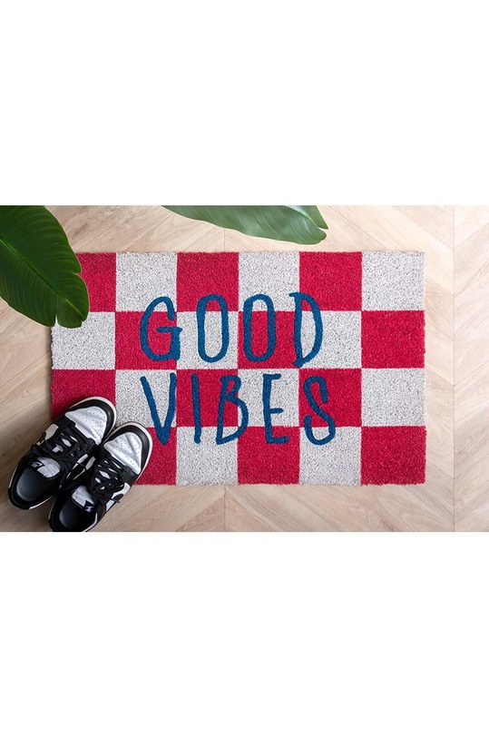 Obývacia izba a spálňa Rohožka Present Time Good Vibes PT4149PI ružová