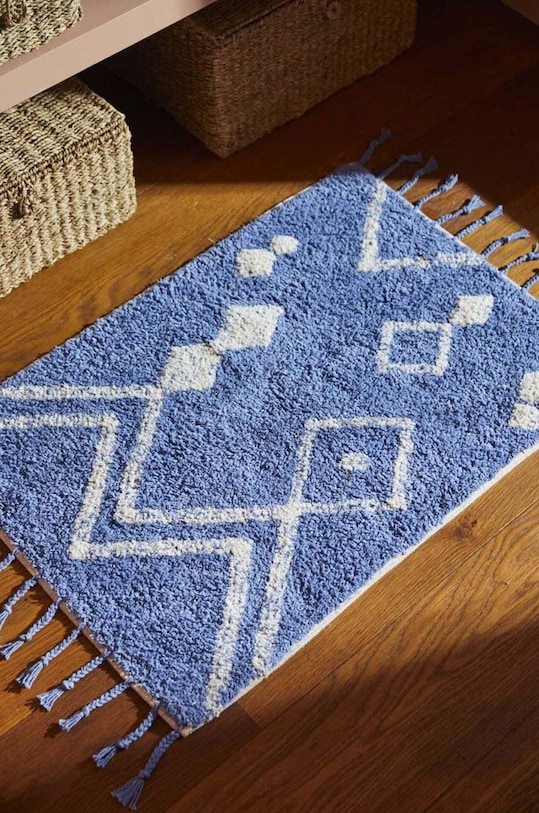 Łazienka Calma House dywanik łazienkowy Azu 50 x 70 cm FAUVE.50.AZU niebieski